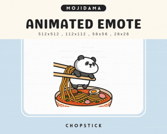 Panda Chopstick Emotes