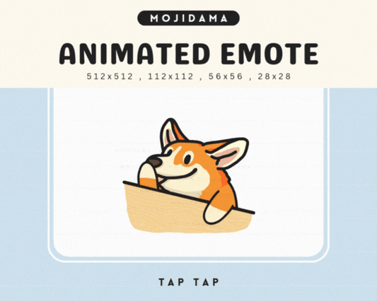 Corgi Tap Tap Emotes