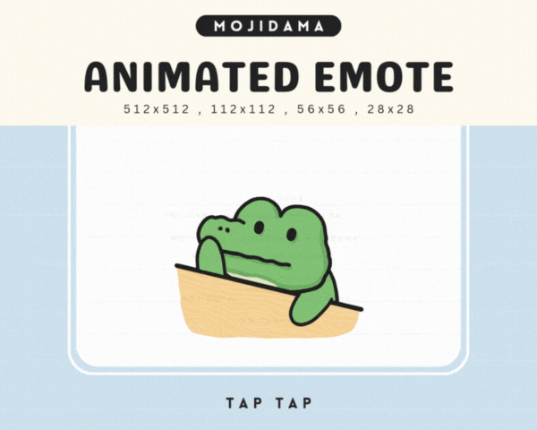 Croco Tap Tap Emotes