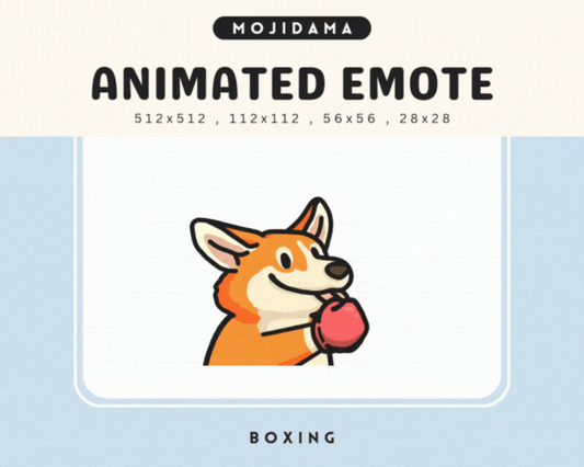 Corgi Boxing Emotes