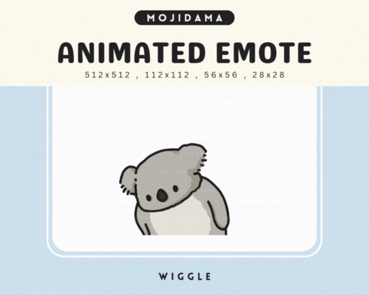 Koala Wiggle Emotes