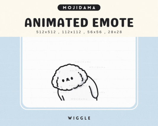 Maltese Wiggle Emotes