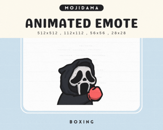 Cute Ghost Boxing Emotes