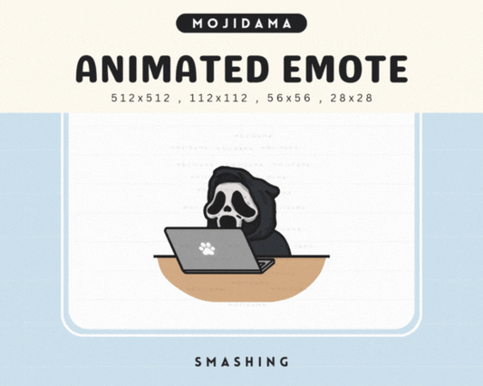 Cute Ghost Smashing Emotes