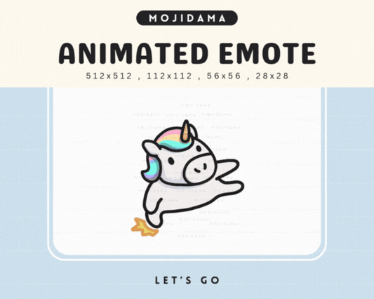 Unicorn Lets Go Emotes