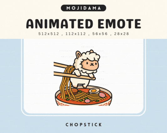 Alpaca Chopstick Emotes