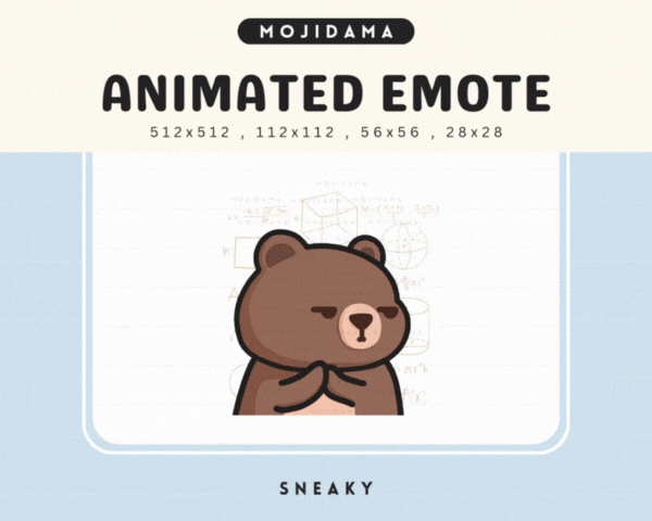 Bear Sneaky Emotes