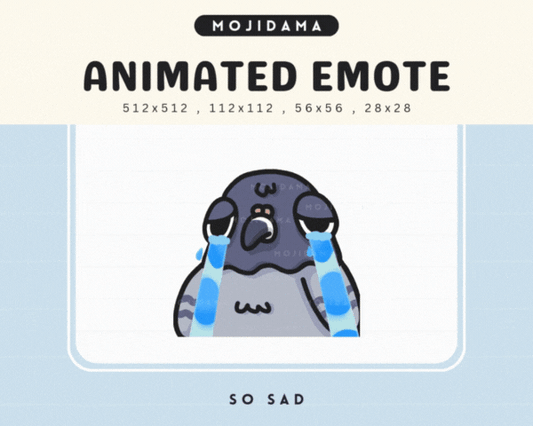 Pigeon So Sad Emotes