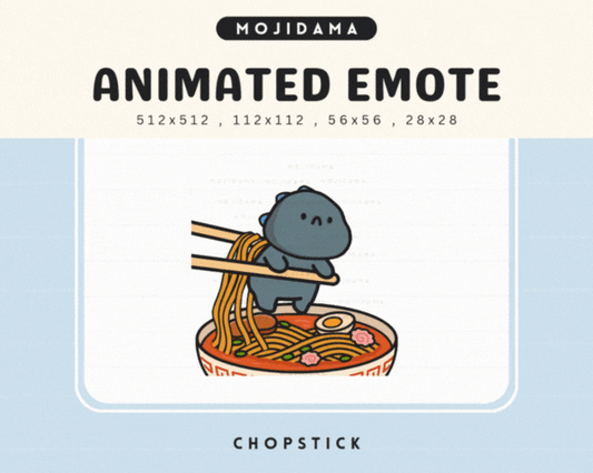 Godzilla Chopstick Emotes