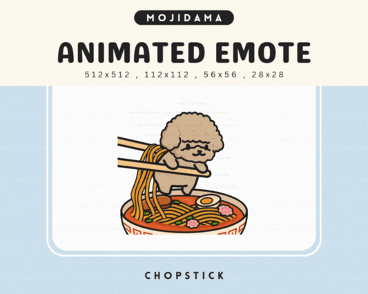 Poodle Chopstick Emotes