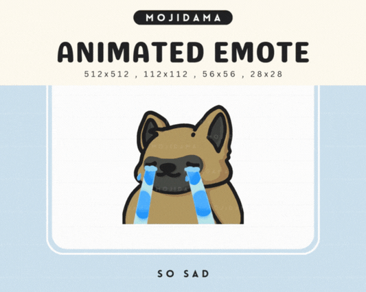 German Shepherd So Sad Emotes