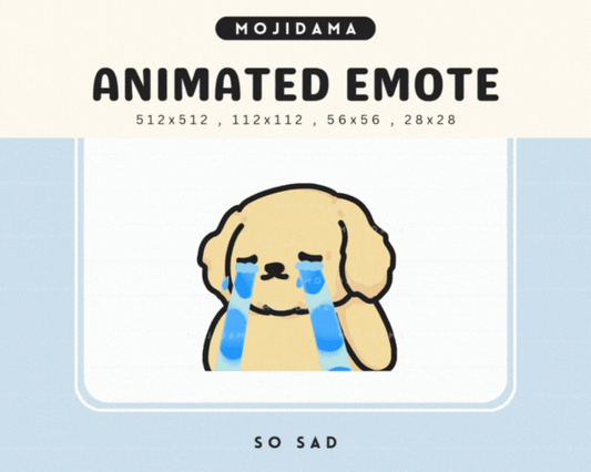 Golden Retriever So Sad Emotes
