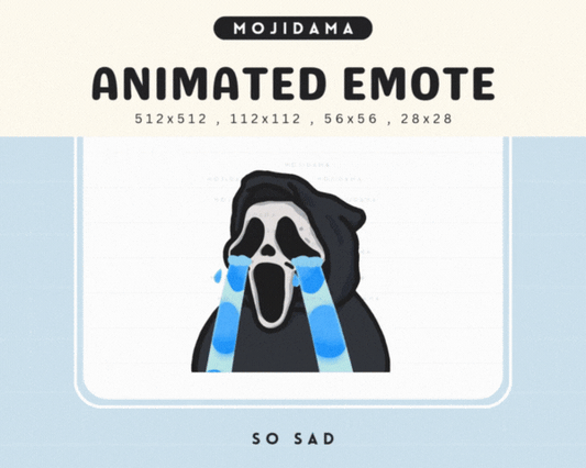 Cute Ghost So Sad Emotes