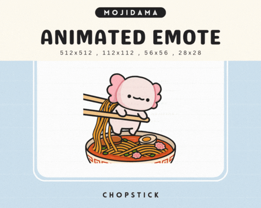 Axolotl Chopstick Emotes