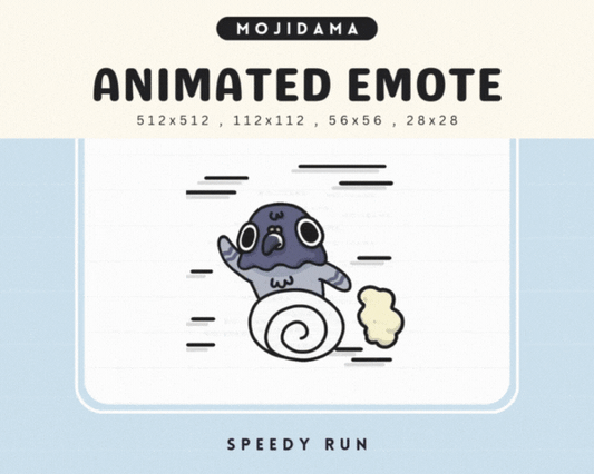 Pigeon Speedy Run Emotes