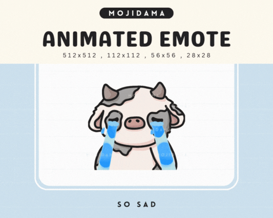 Cow So Sad Emotes