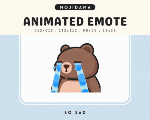 Bear So Sad Emotes