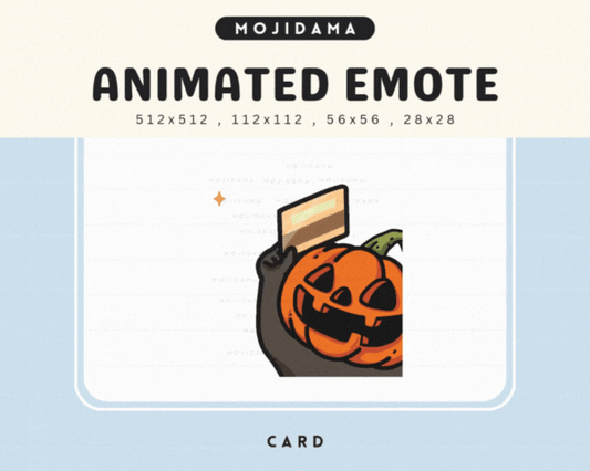 Pumpkin Card Emotes