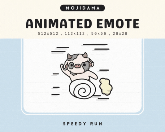 Cow Speedy Run Emotes