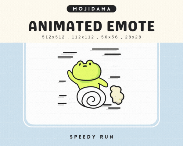Frog Speedy Run Emotes