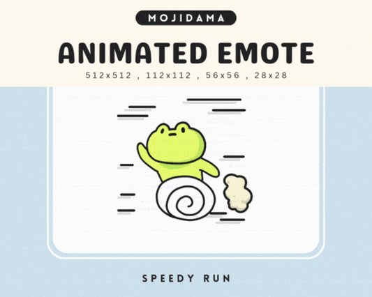 Frog Speedy Run Emotes
