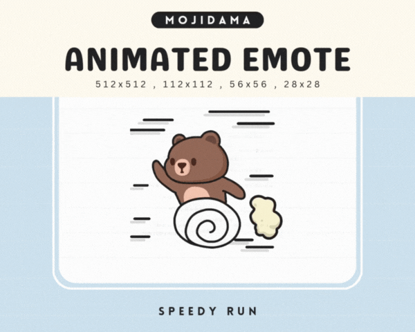 Bear Speedy Run Emotes
