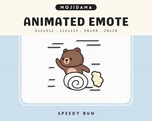 Bear Speedy Run Emotes