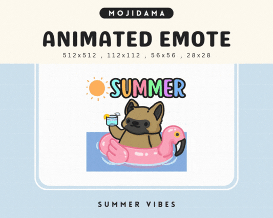 German Shepherd Summer Vibes Emotes
