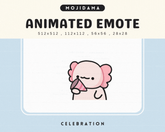 Axolotl Celebration Emotes