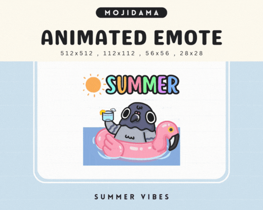 Pigeon Summer Vibes Emotes