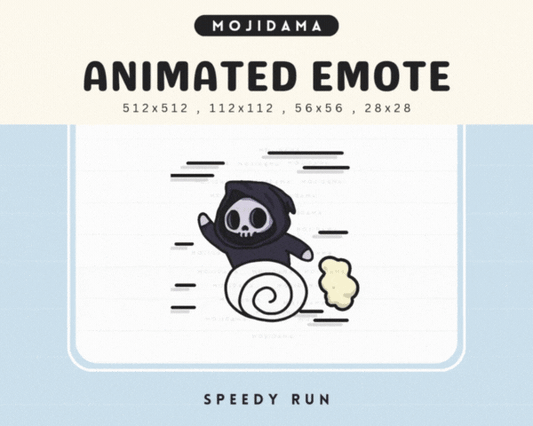 Skull Speedy Run Emotes