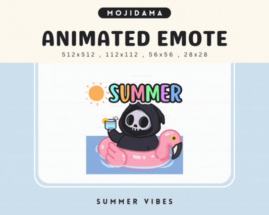 Skull Summer Vibes Emotes