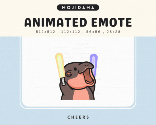 Hippo Cheers Emotes