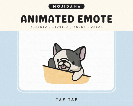 French Bulldog Tap Tap Emotes