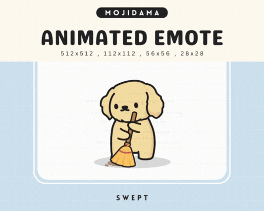 Golden Retriever Broom Emotes
