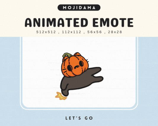 Pumpkin Cat Lets Go Emotes