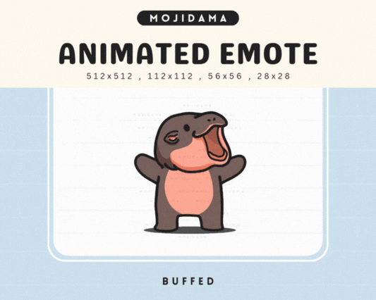 Hippo Buffed Emotes