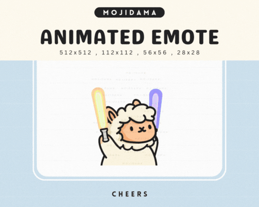 Alpaca Cheers Emotes