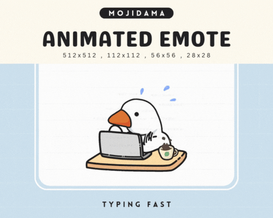 Goose Typing Fast Emotes
