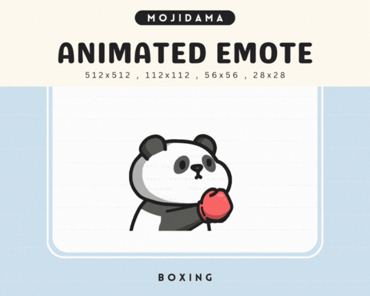 Panda Boxing Emotes
