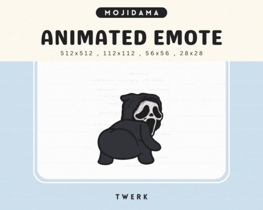 Cute Ghost Twerk Emotes