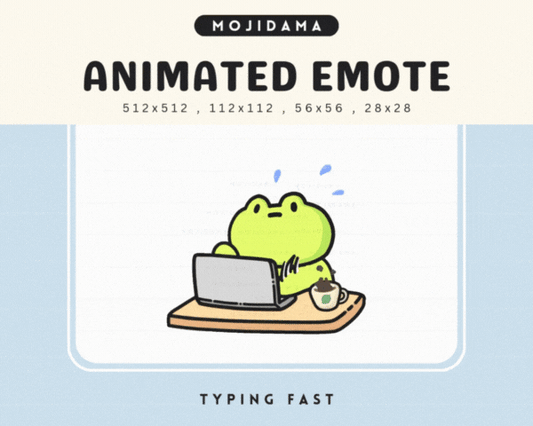 Frog Typing Fast Emotes