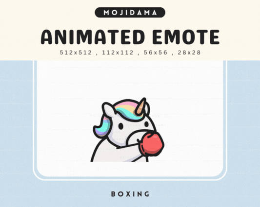 Unicorn Boxing Emotes