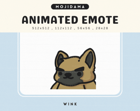 German Shepherd Wink Emotes