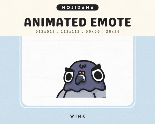 Pigeon Wink Emotes