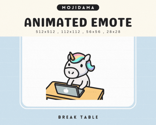 Unicorn Break Table Emotes