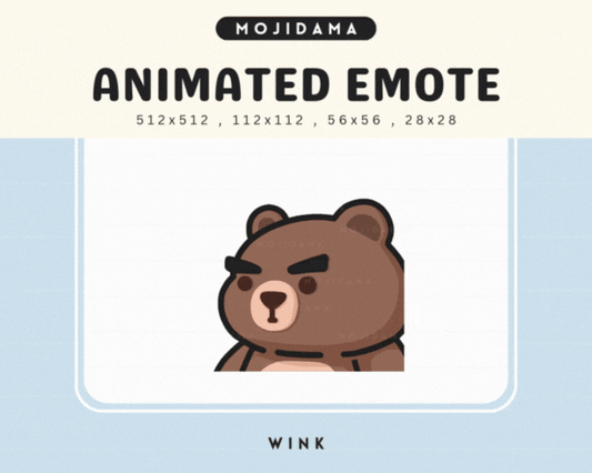 Bear Wink Emotes