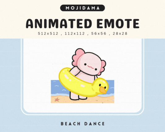 Axolotl Beach Dance Emotes