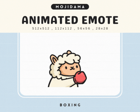 Alpaca Boxing Emotes
