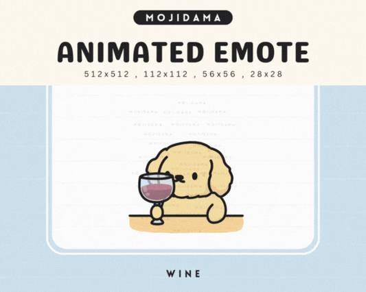 Golden Retriever Wine Emotes
